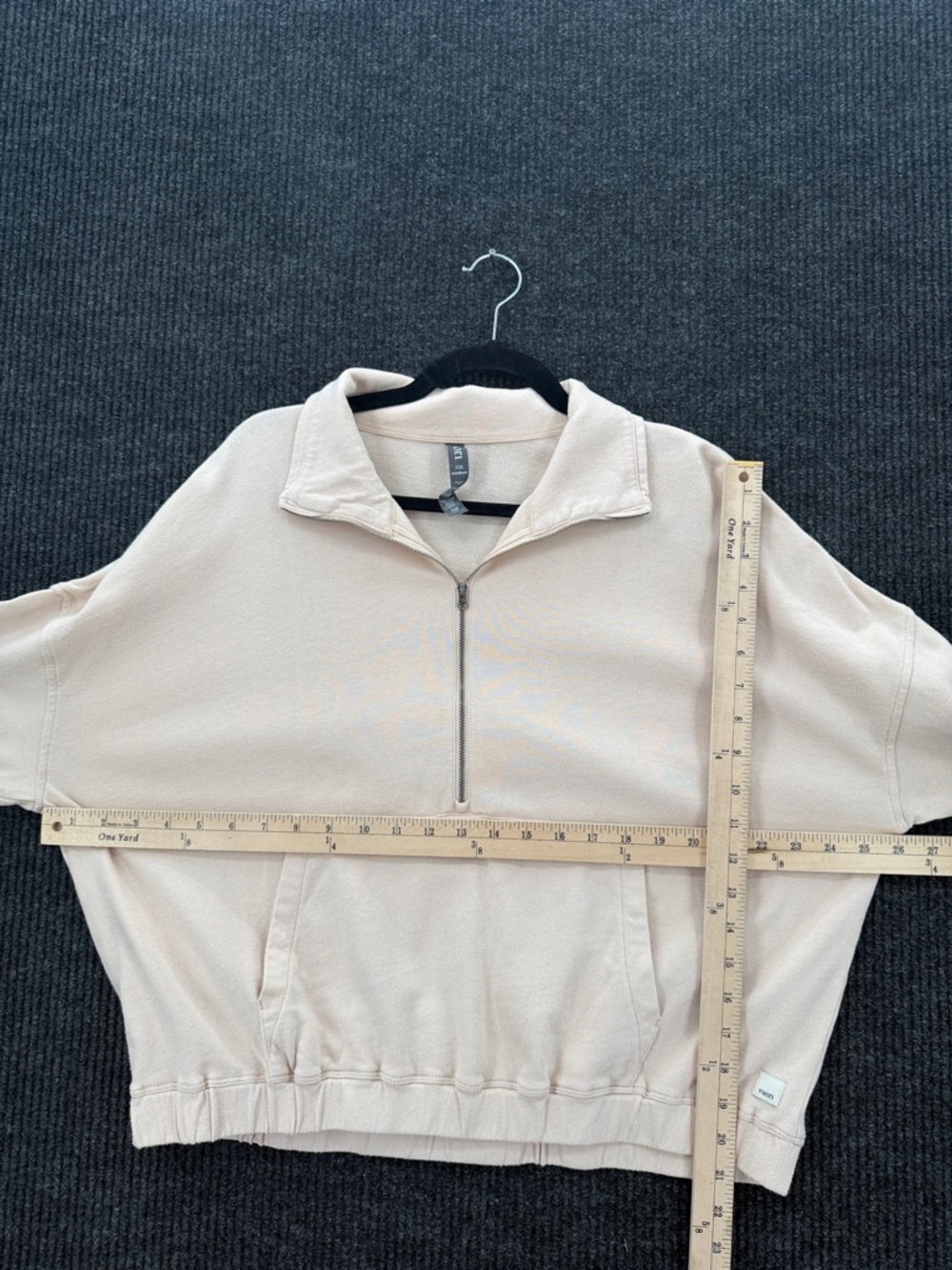 Vuori Sunnyside Half Zip Pullover Size‎ Medium Alabaster VW246 - Picture 7 of 7